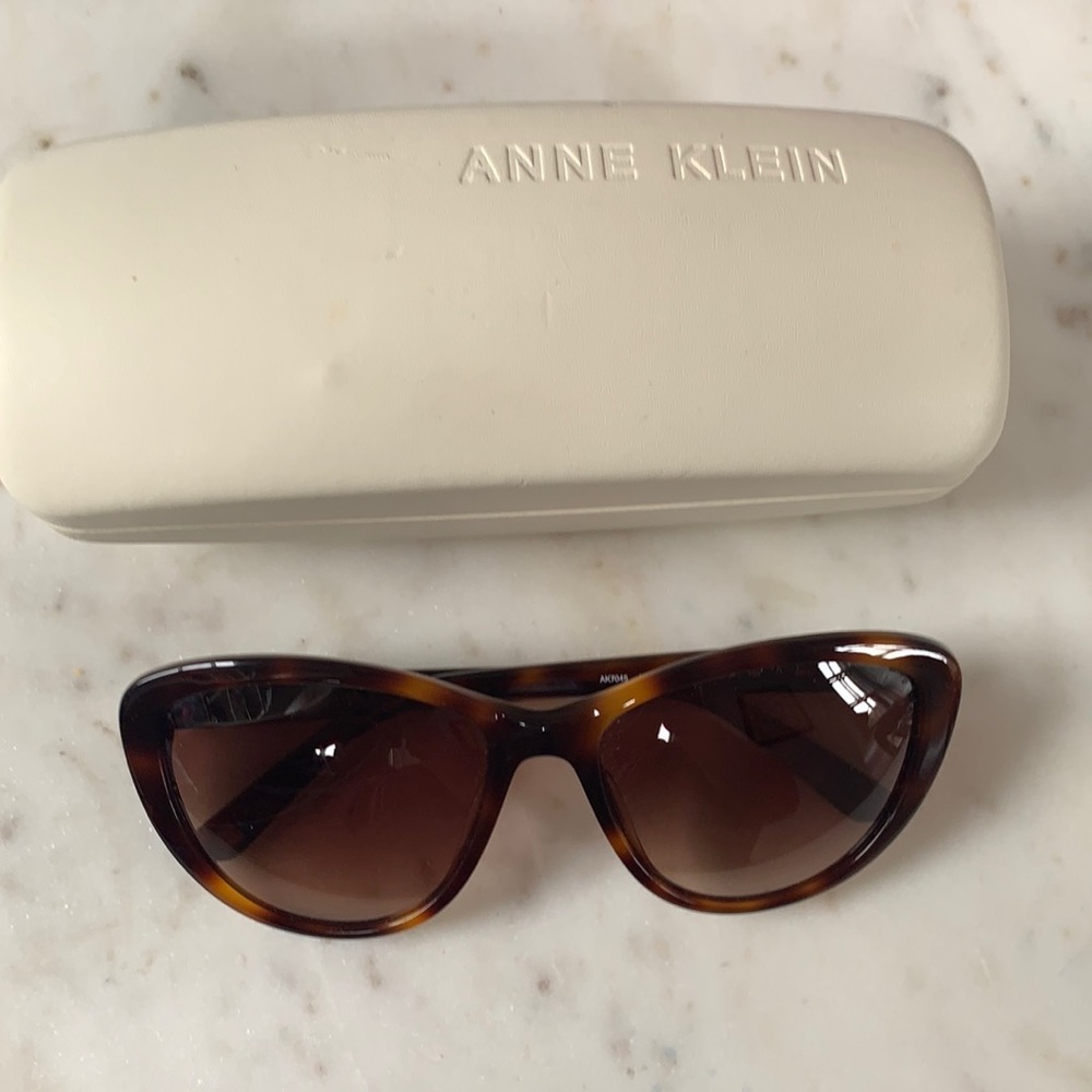 Anne Klein Tortoise Shell Sunglasses - image 1